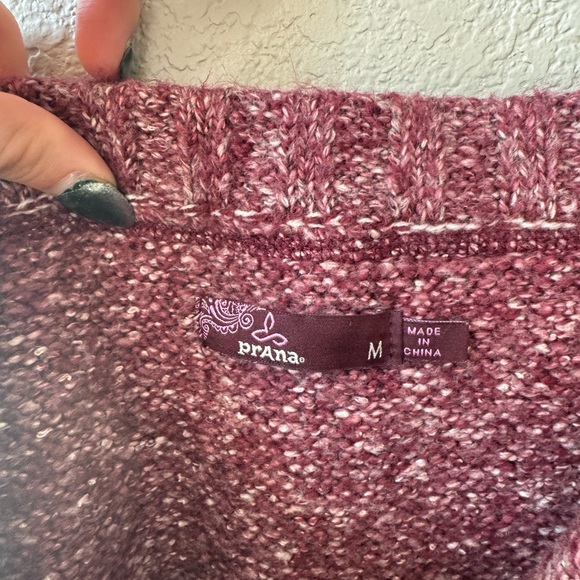 Prana Burgundy A-Line Knit Skirt - Picture 10 of 11